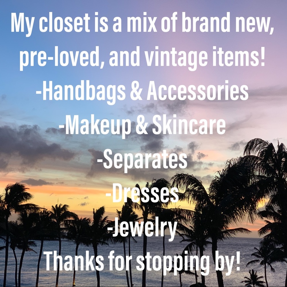 Thanks for checking out my closet!